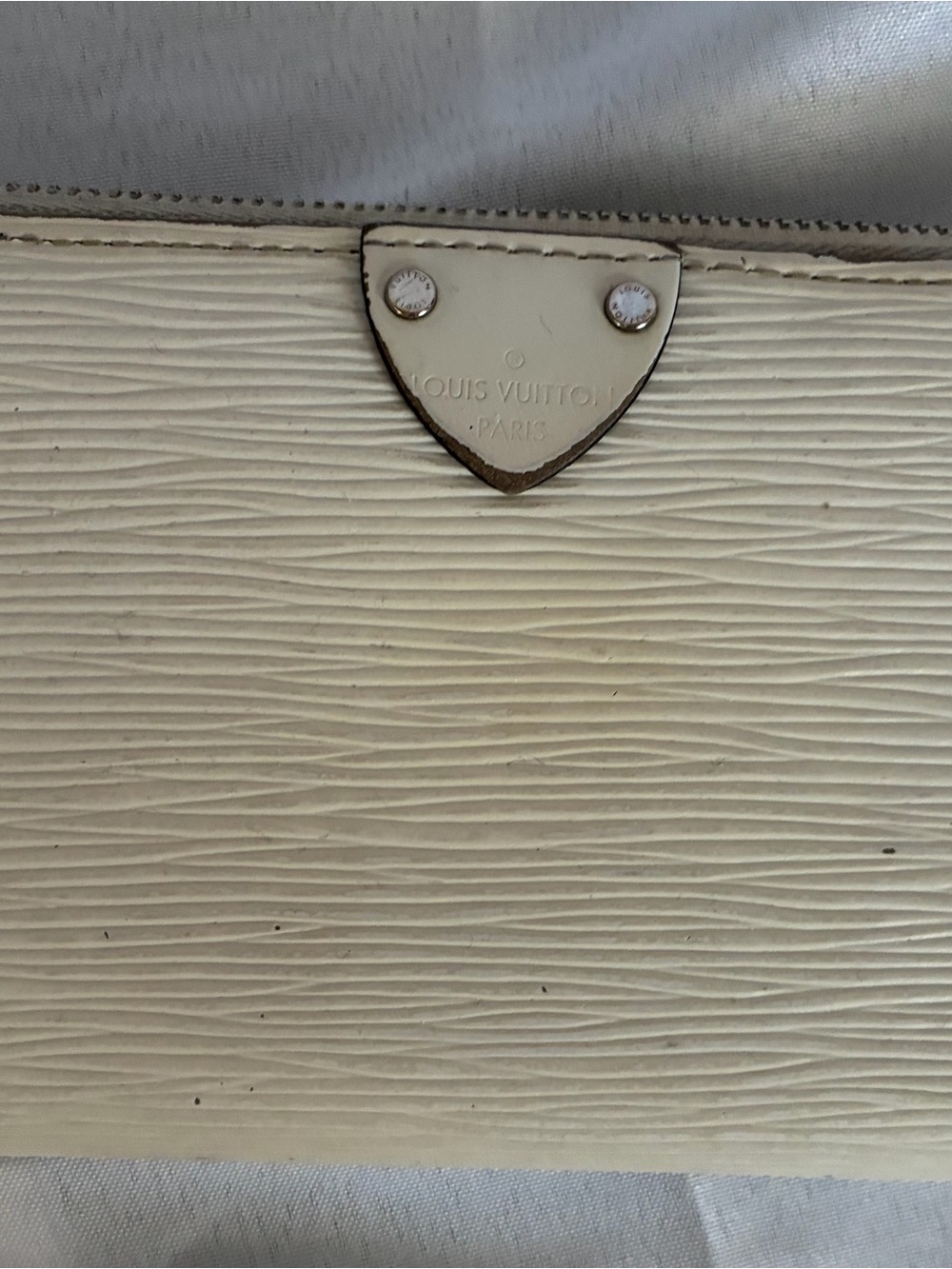 Louis Vuitton Cream Epi Leather Tote